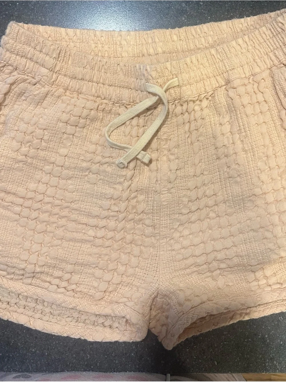 Kith Kids Peach Textured Short Set